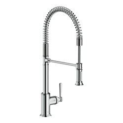 hansgrohe SPT 210 Axor Montreux SemiPr Schwenkbereich 360Grad, polished black chrome