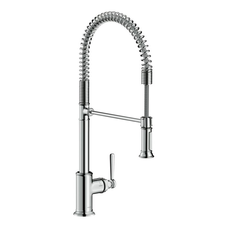 hansgrohe SPT 210 Axor Montreux SemiPr Schwenkbereich 360Grad, polished black chrome