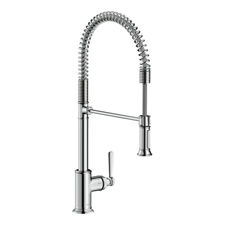 hansgrohe SPT 210 Axor Montreux SemiPr Schwenkbereich 360Grad, polished black chrome