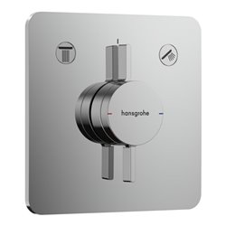 hansgrohe Mischer DuoTurn Q UP, für 2 Verbraucher, chrom