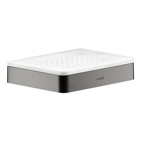 hansgrohe Seifenschale Axor universal Keramikeinsatz, polished black chrome