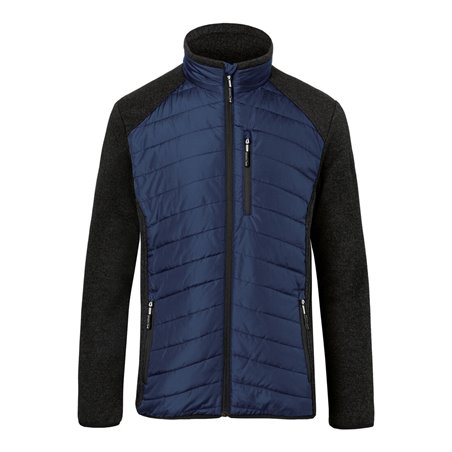 Kübler Hybridjacke dunkelblau/dunkelgrau Form 1342