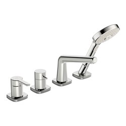 Hansa Fertigset HANSADESIGNO Style 4-L.-BW-EHM, Rosette soft edge, chrom