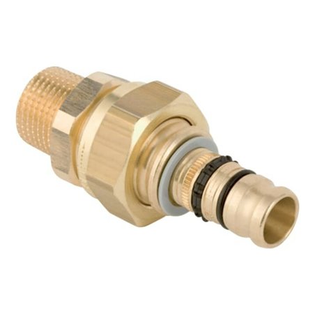 Geberit bergangsverschraubung Mepla d 63mmxR 2, mit AG, Rotguss