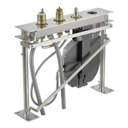 Hansa Grundkörper HANSACOMPACT 4-Loch-Fliesenrand-Armatur, chrom