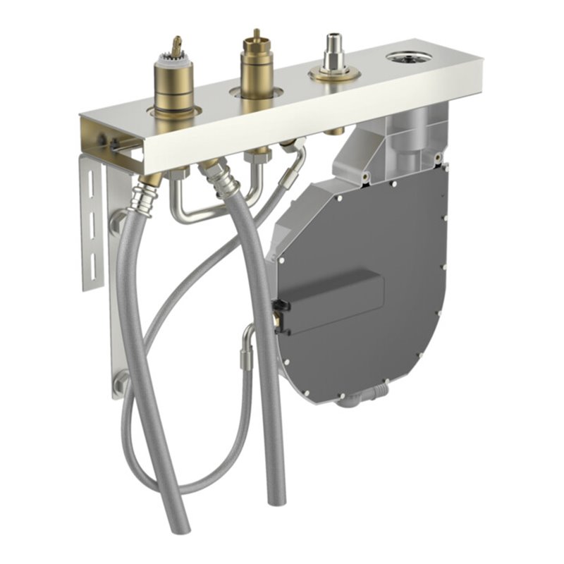 Hansa Grundkörper HANSACOMPACT 4-Loch-Fliesenrand-Armatur, chrom