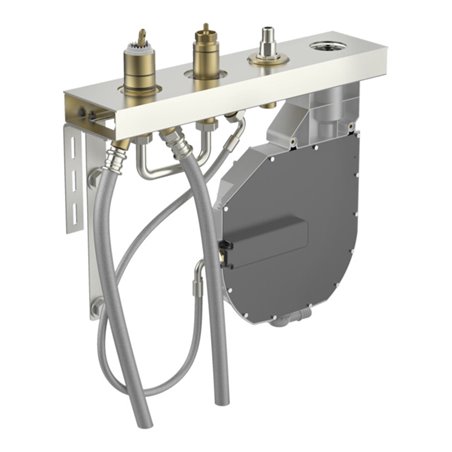 Hansa Grundkörper HANSACOMPACT 4-Loch-Fliesenrand-Armatur, chrom