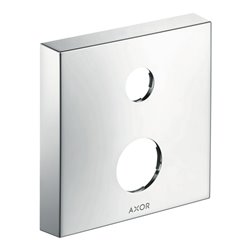 hansgrohe Verlängerungsrosette Axor 2-Loch, eckig, chrom