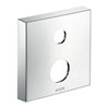 hansgrohe Verlängerungsrosette Axor 2-Loch, eckig, chrom