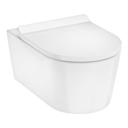 hansgrohe Wand-WC-Set EluPura S we, m Wasserwirbel-Technologie, SC