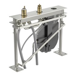 Hansa Grundkörper HANSACOMPACT 3-Loch-Fliesenrand-Armatur, chrom