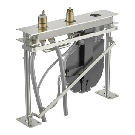 Hansa Grundkörper HANSACOMPACT 3-Loch-Fliesenrand-Armatur, chrom