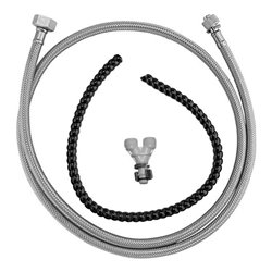 Duravit Anschlussset H 82-115mm, f Vorwandelem. mit Leerrohr