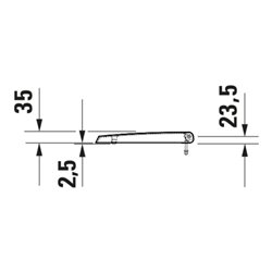 Duravit Urinaldeckel Me by Starck m Absenkaut., Scharn. ES, we seidenmatt