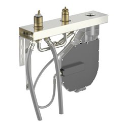 Hansa Grundkörper HANSACOMPACT 3-Loch-Fliesenrand-Armatur, chrom