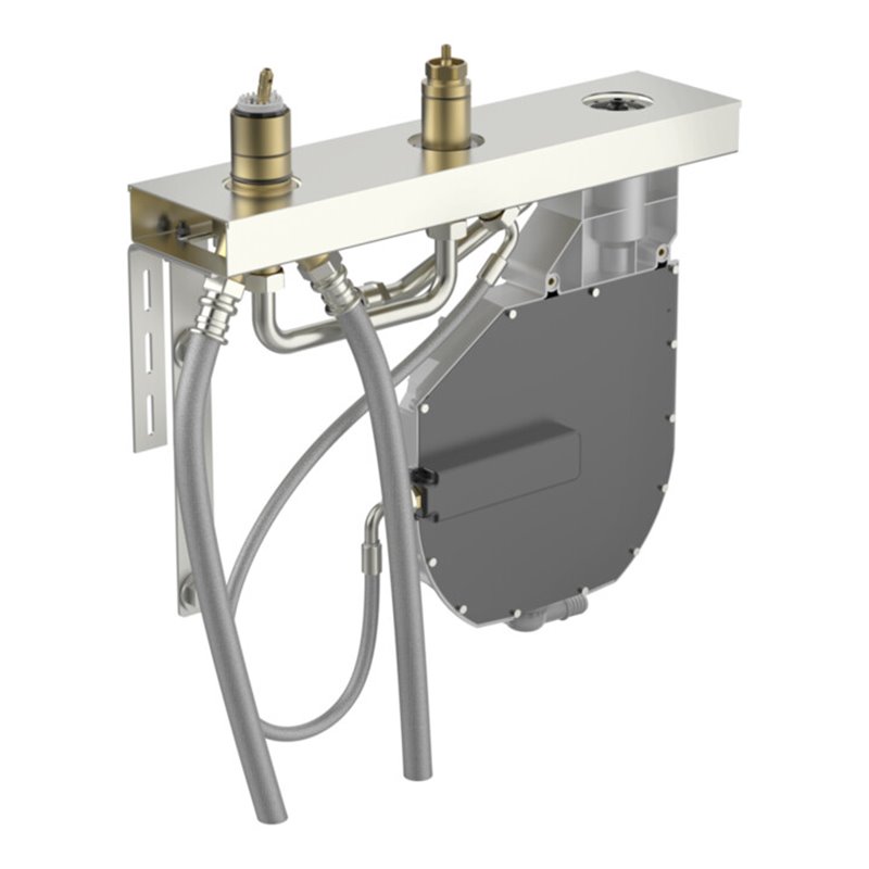 Hansa Grundkörper HANSACOMPACT 3-Loch-Fliesenrand-Armatur, chrom