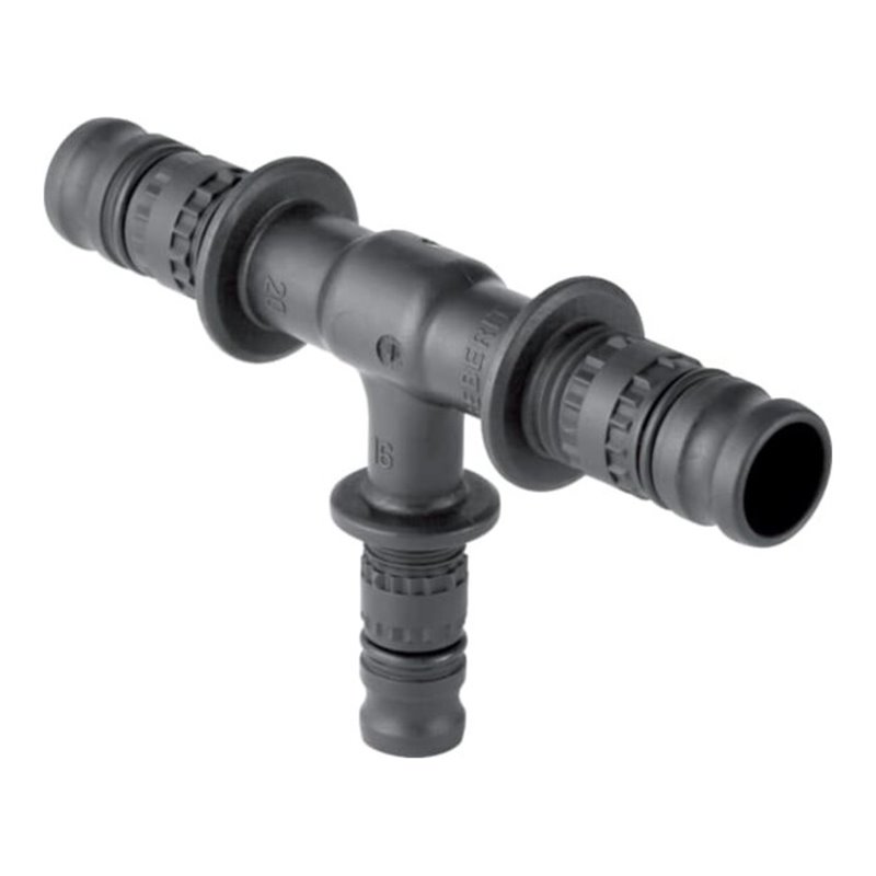 Geberit T-Stück Mepla d 63x32x63mm, reduziert, PVDF