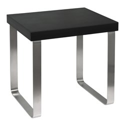 Hoesch Hocker m PU Auflage, für Dampfkabine, Edelstahl