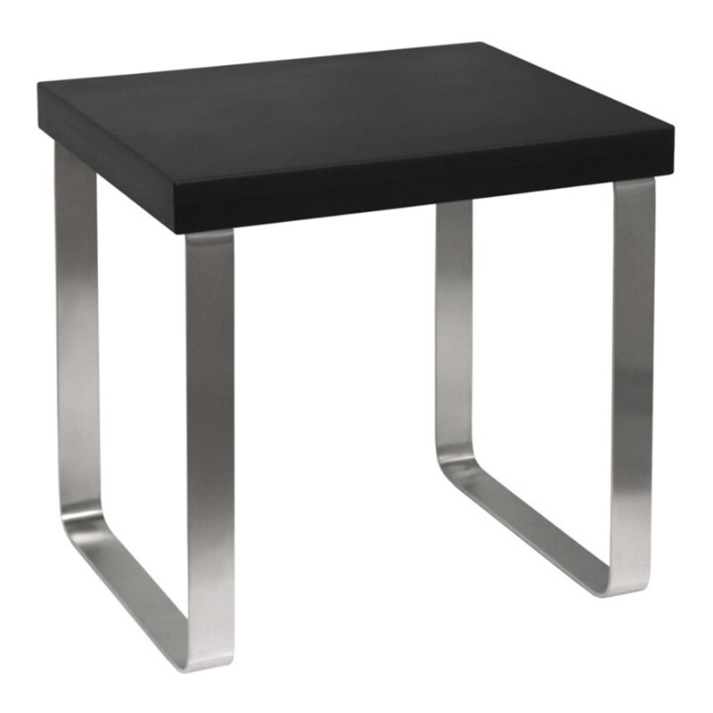 Hoesch Hocker m PU Auflage, für Dampfkabine, Edelstahl