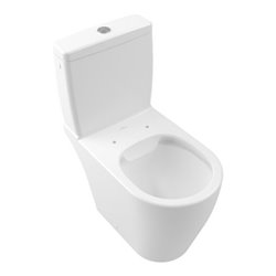 V&B Tiefspül-WC-Kombi AVENTO 37x64cm, D-Flush, bodensteh., st. wh. C+