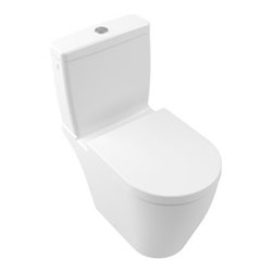 V&B Tiefspül-WC-Kombi AVENTO 37x64cm, D-Flush, bodensteh., st. wh. C+