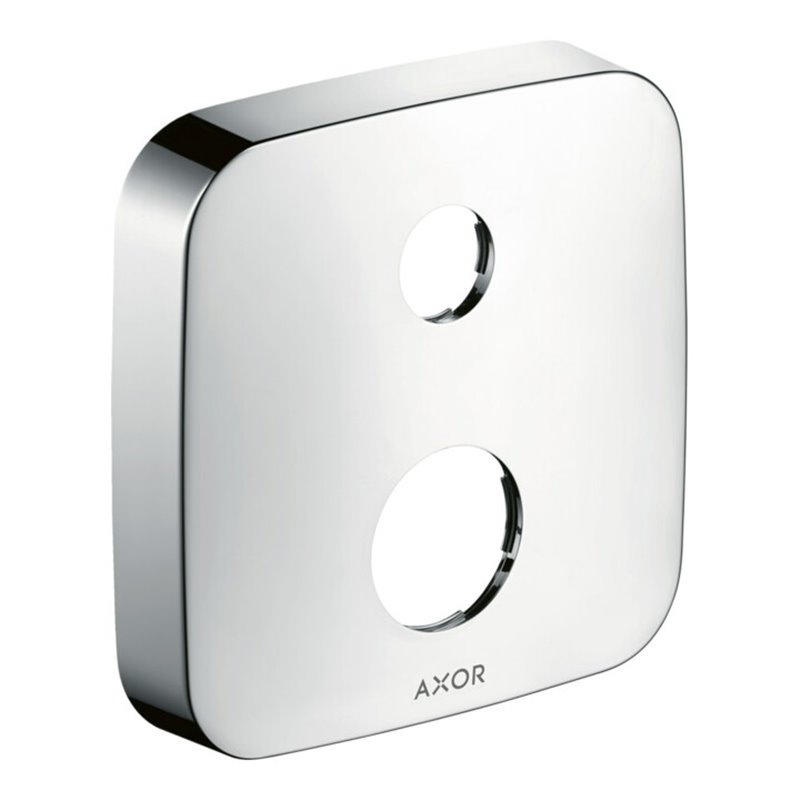 hansgrohe Verlängerungsrosette Axor 2-Loch, softsquare, chrom