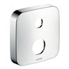 hansgrohe Verlängerungsrosette Axor 2-Loch, softsquare, chrom
