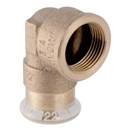 Geberit bergangswinkel Mapress 28mmxRp 1, Cu, 90G, m IG, Rotguss