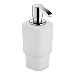 Keuco Schaumspender Elegance neu Opalglas mattiert, lose, zu Tischmodell