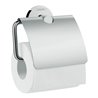 hansgrohe Toilettenpapierhalter Logis Uni. mit Deckel, Wandmontage, Messing, chrom