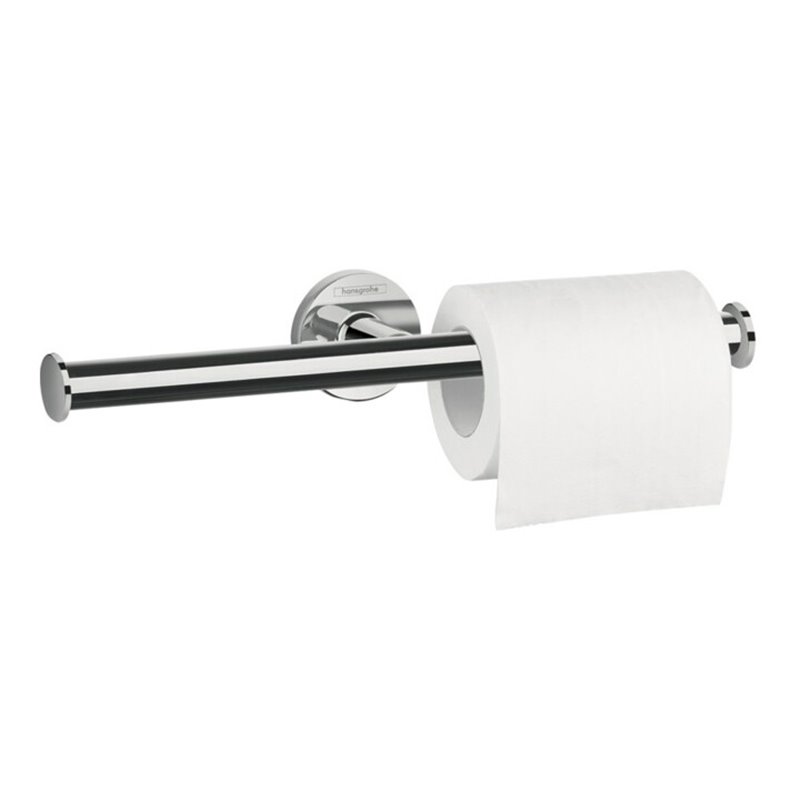 hansgrohe Toilettenpapierhalter Logis Uni. doppelt, Wandmontage, Messing, chrom