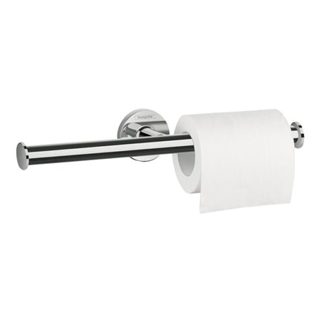 hansgrohe Toilettenpapierhalter Logis Uni. doppelt, Wandmontage, Messing, chrom