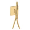 hansgrohe Portereinh Axor Starck Organic m Stabhandbrause 2jet, Schl, 120x120mm, b gol opt