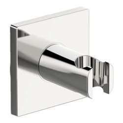 Hansa Wandbrausehalter HANSALIVING mit Brausehalter, eckige Rosette, chrom