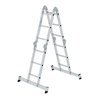 MUNK Aluminium-Vielzweckleiter vierteilig mit nivello ® -Traverse