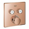 Grohe Fertigset Grohtherm Smartcontrol UP-THM, 2 Absperrventil, eck., warm sunset