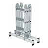 MUNK Aluminium-Vielzweckleiter vierteilig mit nivello ® -Traverse