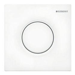 Geberit Urinal-Steuerung Typ 01 pneumatisch, Round, weiß-alpin