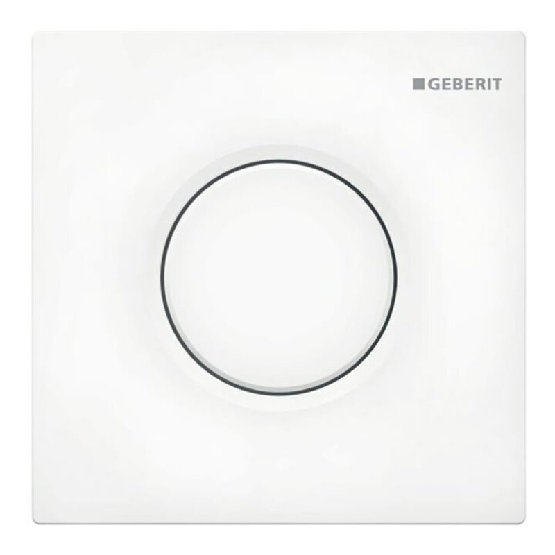 Geberit Urinal-Steuerung Typ 01 pneumatisch, Round, weiß-alpin