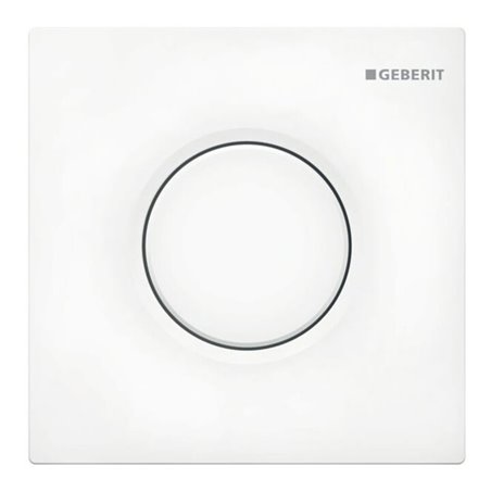 Geberit Urinal-Steuerung Typ 01 pneumatisch, Round, weiß-alpin