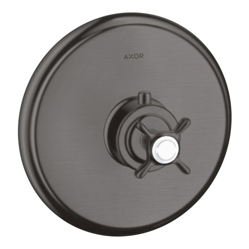 hansgrohe Fertigset Axor Montreux HF UP-THM, m Kreuz, brushed black chrome