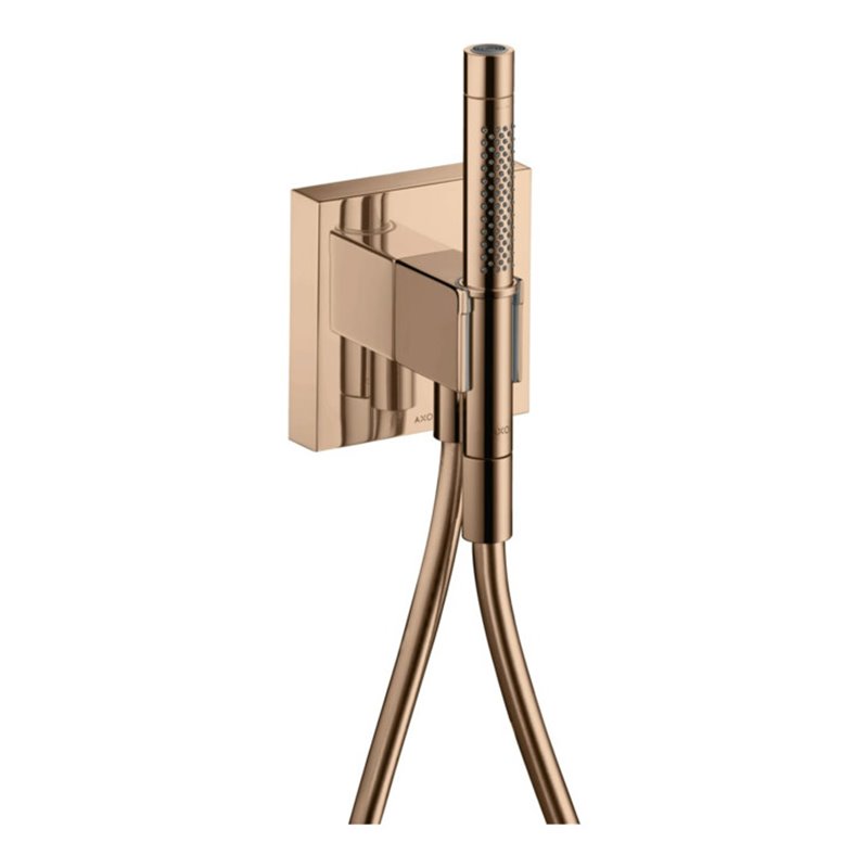 hansgrohe Portereinh Axor Starck Organic m Stabhandbrause 2jet, Schl, 120x120mm, po r gol