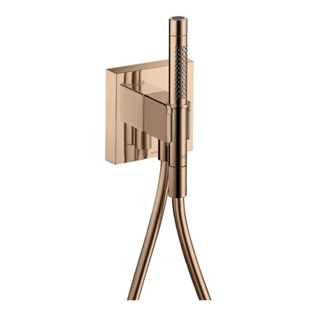 hansgrohe Portereinh Axor Starck Organic m Stabhandbrause 2jet, Schl, 120x120mm, po r gol