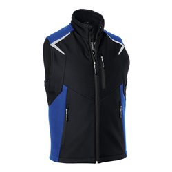 Kübler Softshell Weste BODYFORCE schwarz/kbl.blau Form 7125
