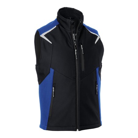Kübler Softshell Weste BODYFORCE schwarz/kbl.blau Form 7125