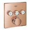 Grohe Fertigset Grohtherm Smartcontrol UP-THM, 3 Absperrventil, eck., warm sunset