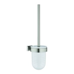 Grohe WC-Bürstengarnitur Essentials Cube Wandmont., verd. Befestigung, supersteel