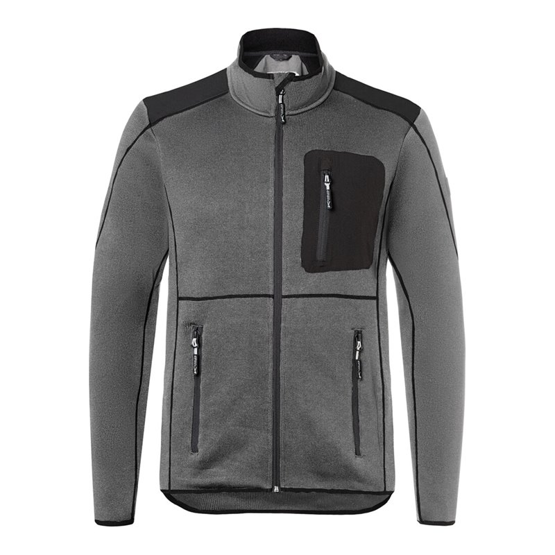 Kübler Strickjacke anthrazit/schwarz Form 1443