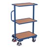VARIOfit Beistellwagen mit 3 Holzböden 400801