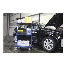 VARIOfit Beistellwagen mit 3 Holzböden 400801